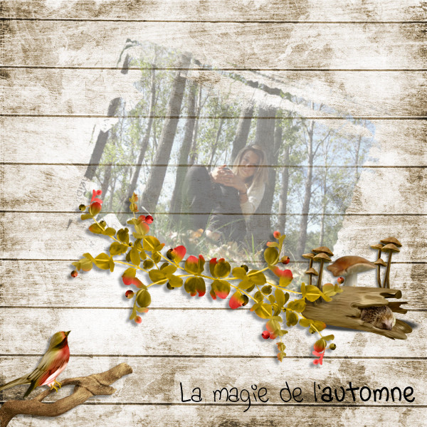 falling in autumn kit simplette page koccy karine