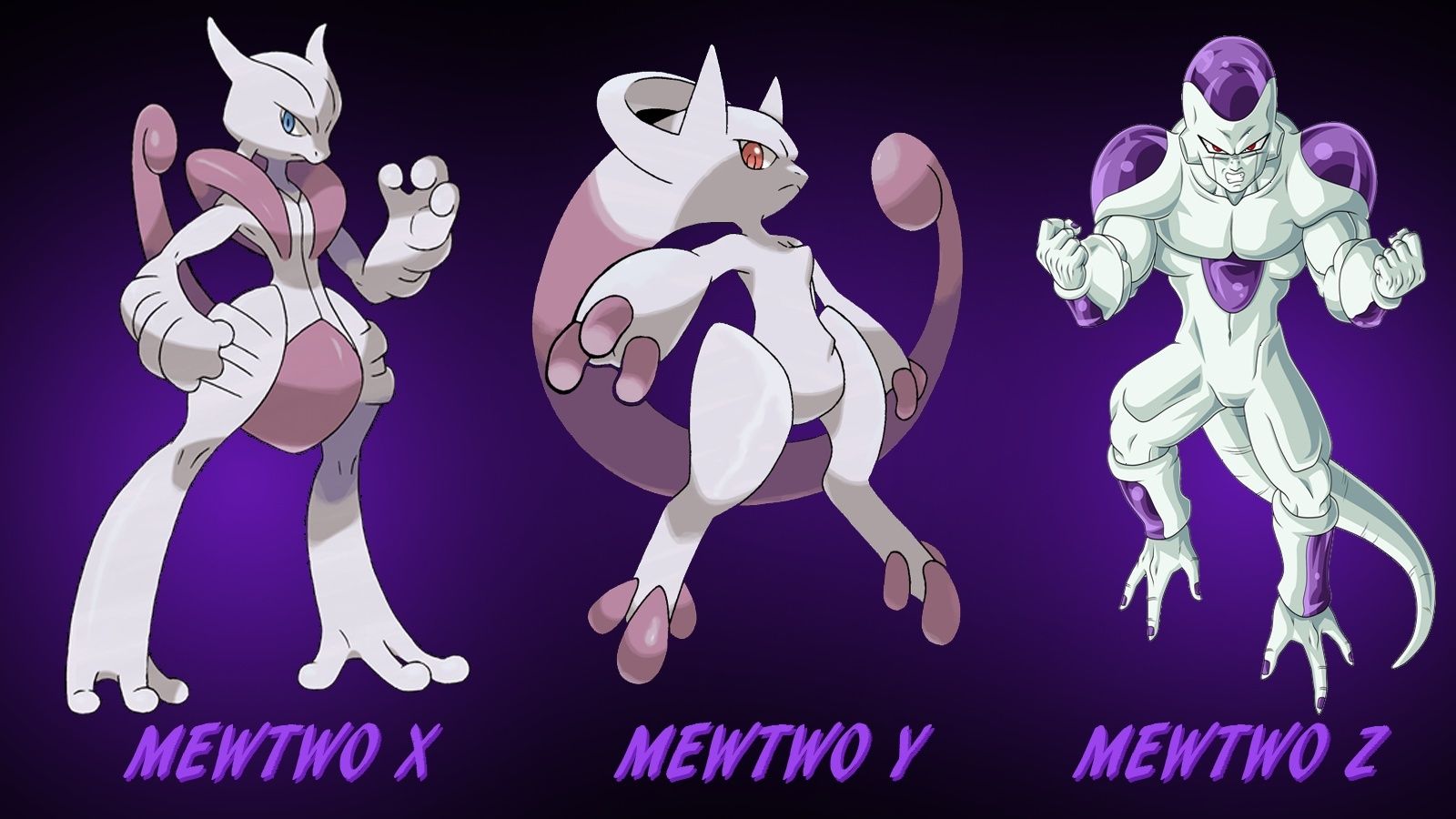 Pokemon Evolution Figures Series Mewtwo Mewtwo-Mega X Mewtwo-Mega